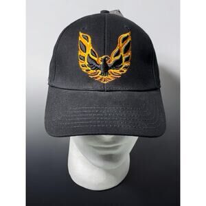 Pontiac Firebird Hat Black GM Licensed Cap Adjustable Strap New
